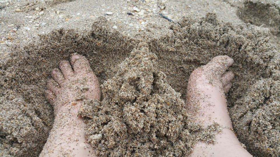 Beach Sand Feet