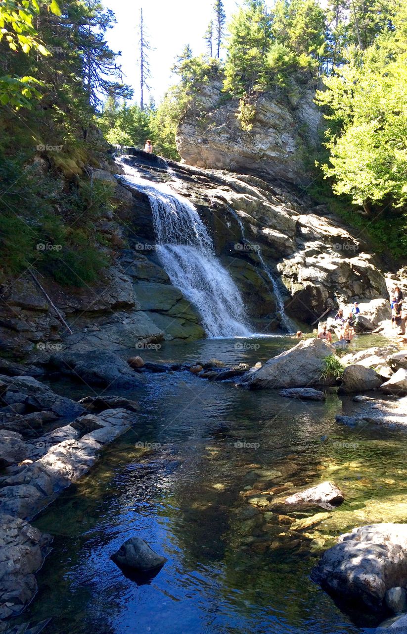 Waterfalls in NB, Canada,