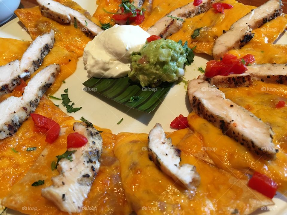 Super Nachos with Chicken 