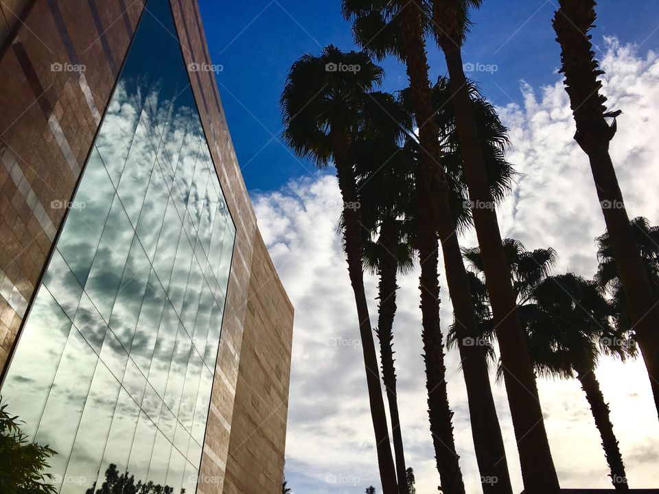 Glass building front 