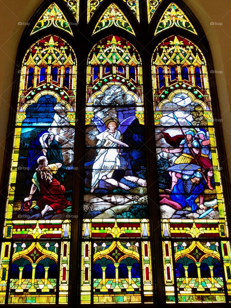 Stained glass window