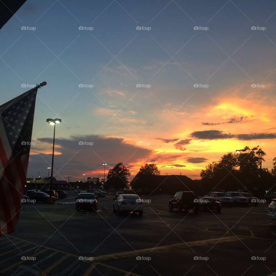 Augusta, Ga, USA . The end of a busy day at school