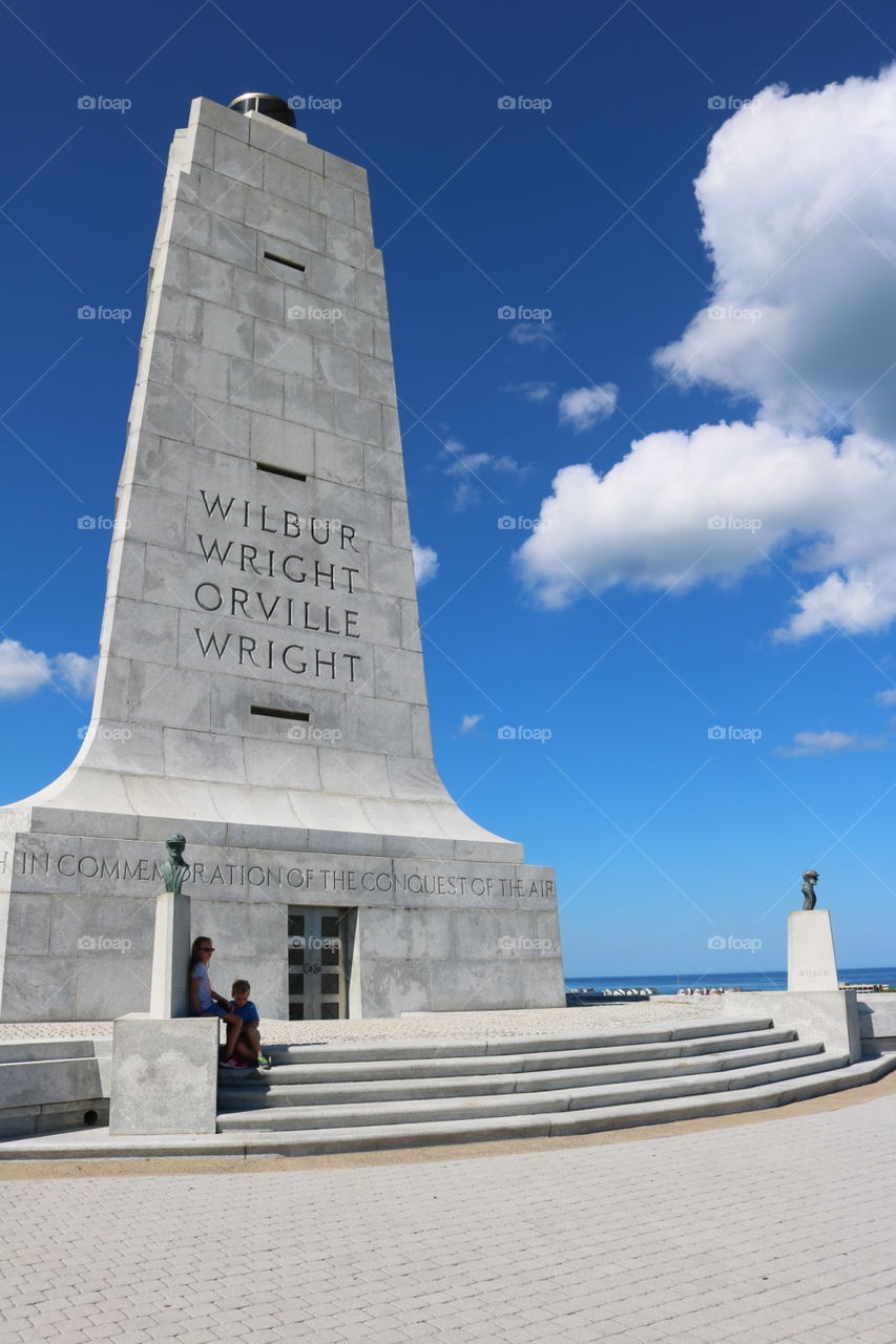 Wilbur Orville Wright Monument in NC
