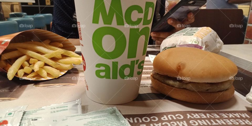 dinner with McDonald's