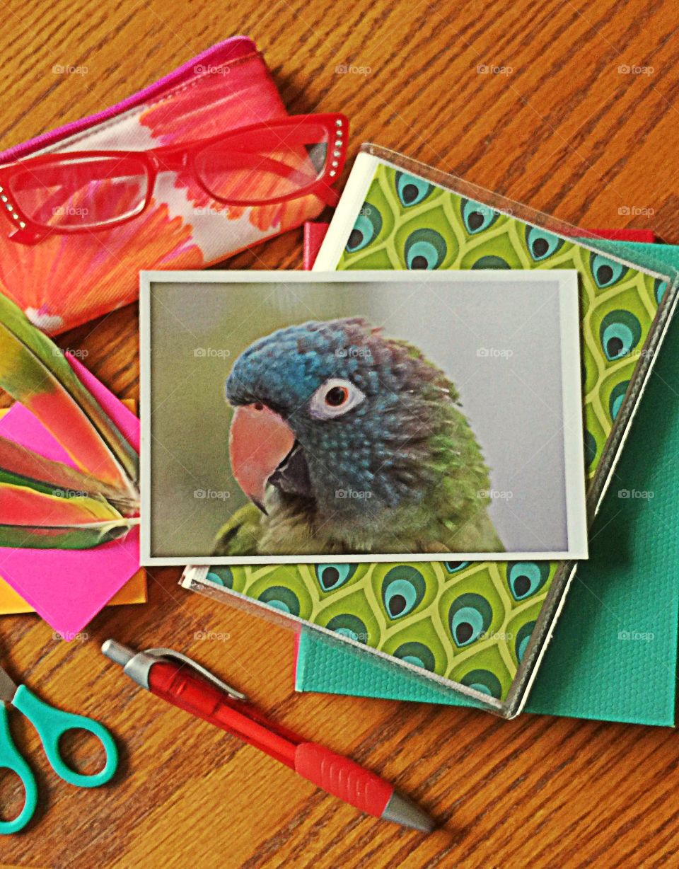 Desktop from above . Desktop from above 