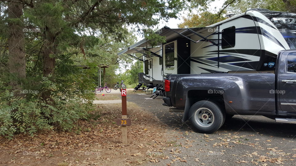 Camping at Lake Summerville State Park