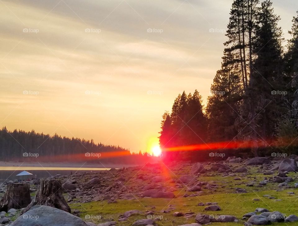 Philbrook lake,  California