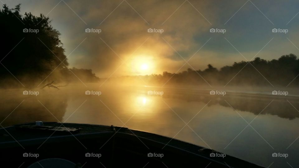 Fog Sunrise