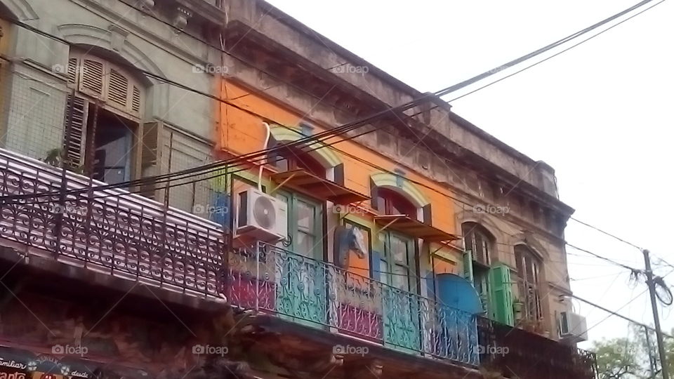 colorful houses