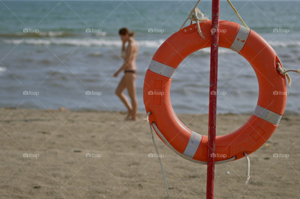 lifeguard the beach