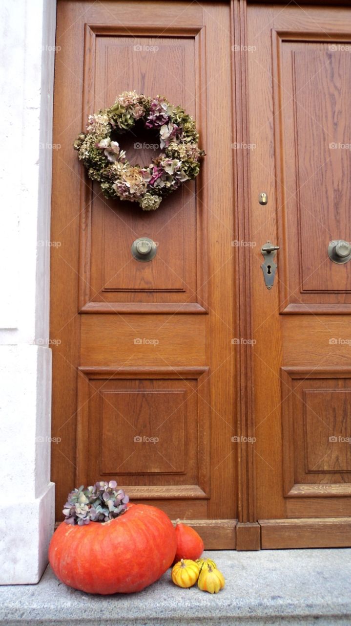 Door Halloween Pumpkin