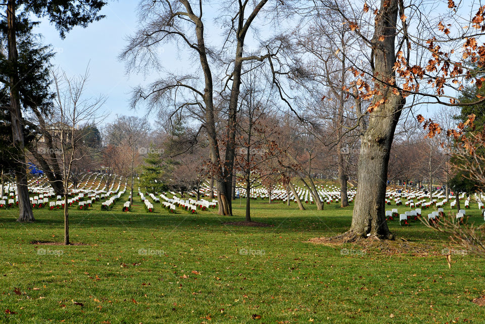 arlington national cemetery. wreaths across America