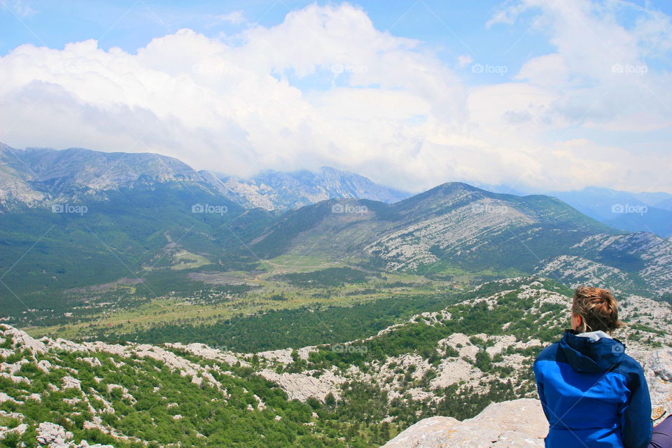 Velebit mountains in croatia