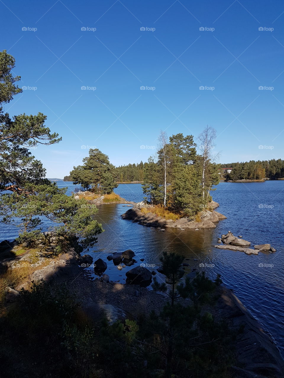 One of Impressing Norway Lake and Islands