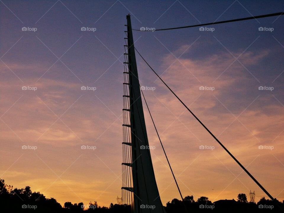 Sundial bridge sunset 