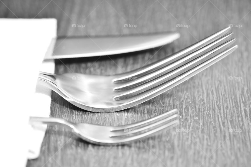 Fork, Spoon, Silverware, 