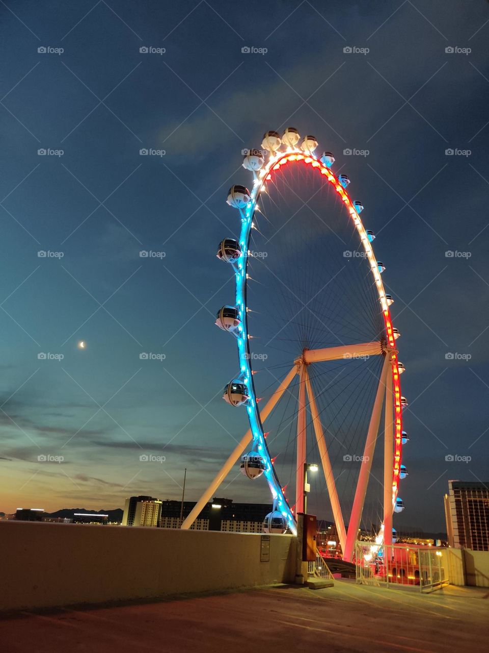 Clouds at Night in Las Vegas