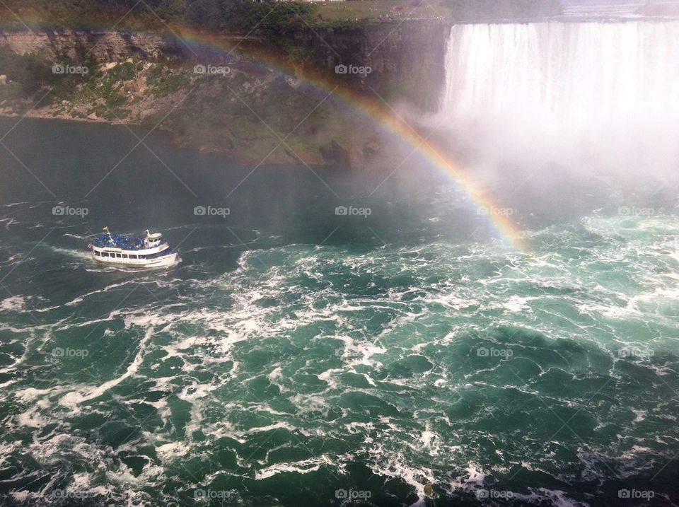 Rainbow at Niagara Falls