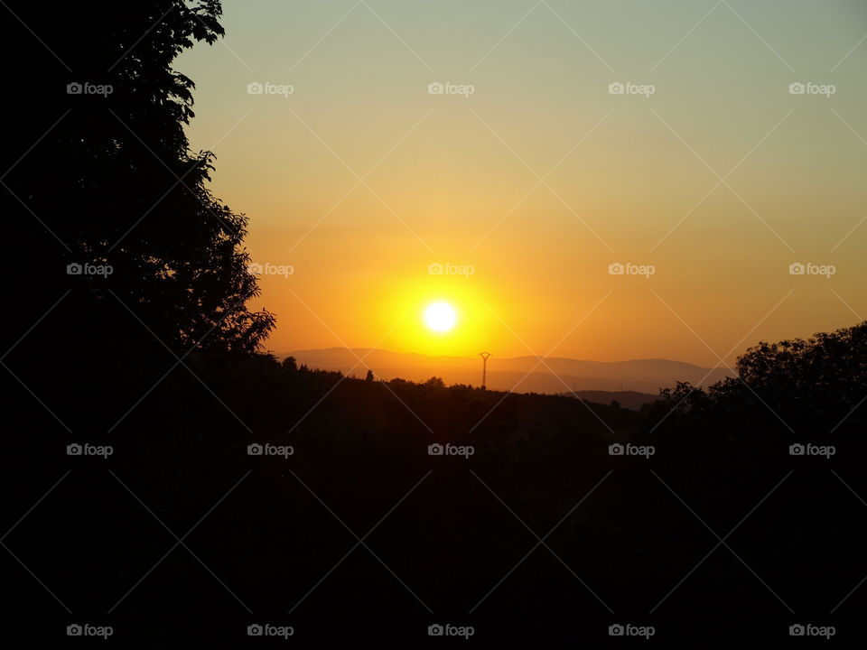 Atardecer en Galicia