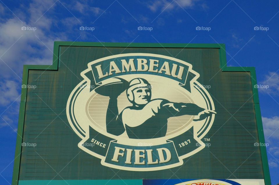 Stadium. Lambeau Field home of the Green Bay Packers.