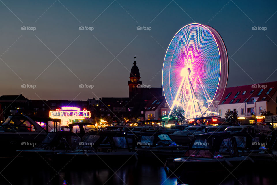 Riesenrad in waren müritz