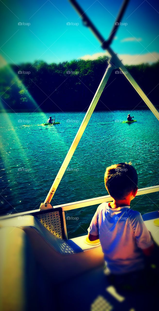 Boy on the Lake