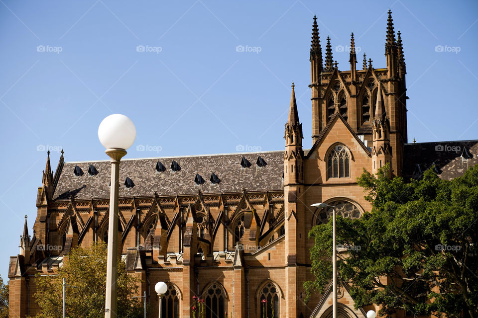 exploring australia's st. mary's  cathedral intricate architectural exterior in Sydney, NSW