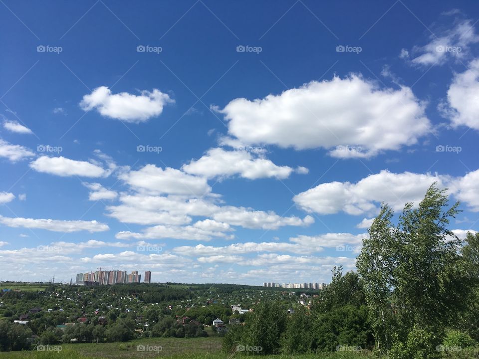 Sky, No Person, Nature, Summer, Countryside