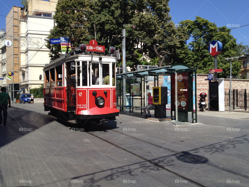 people red travel railway by linhof