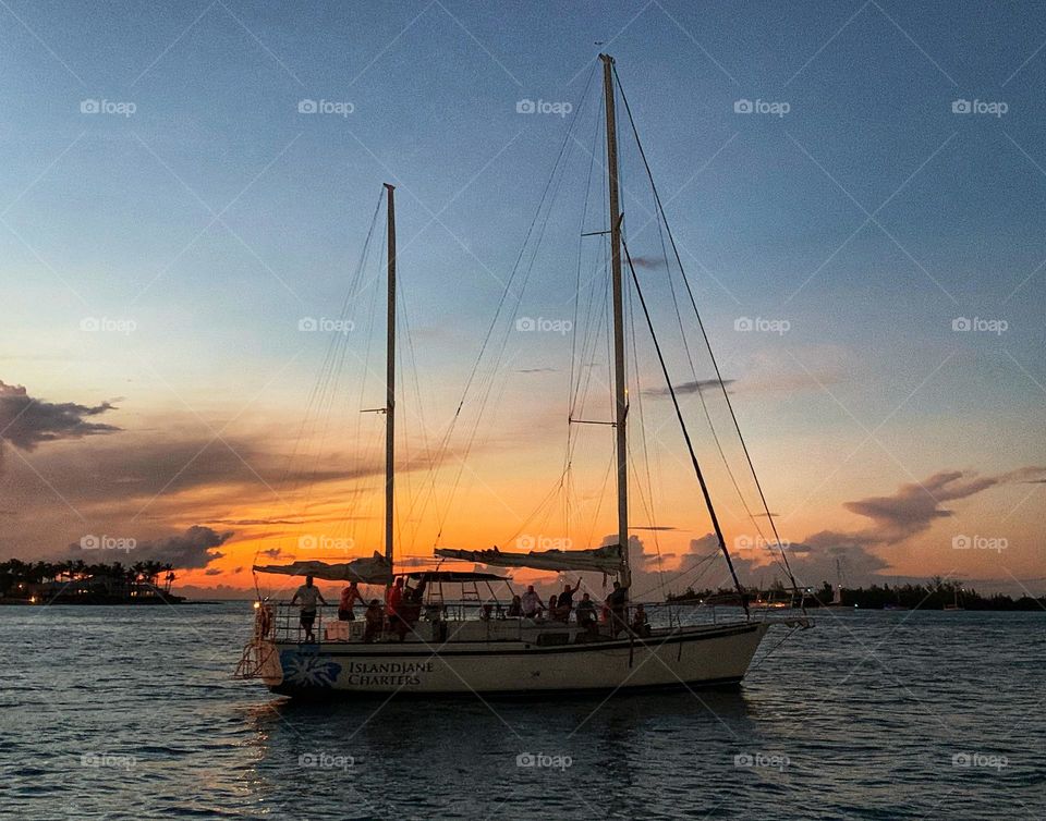 SUNSET SAIL