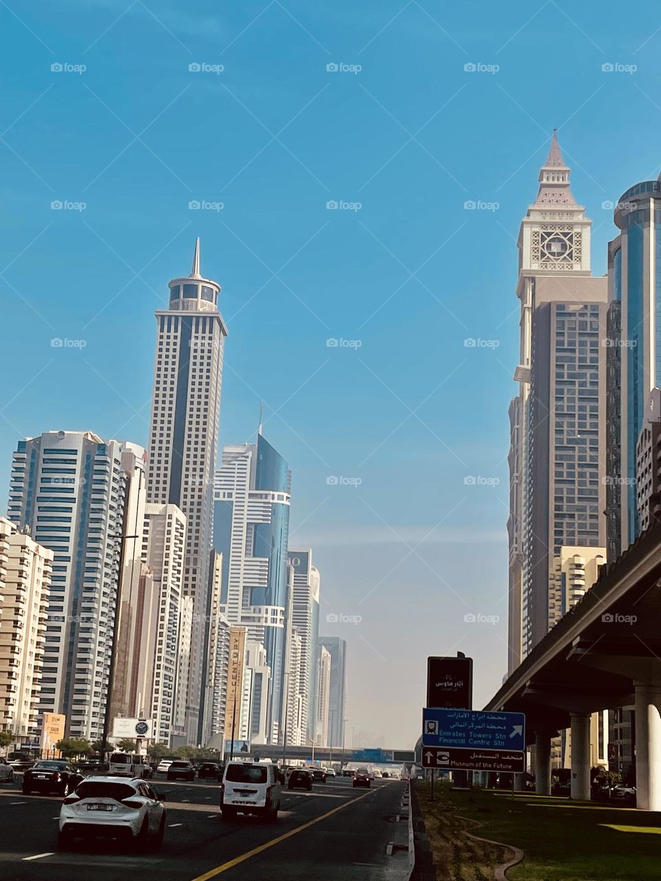 Sheik Zayed Road Dubai UAE