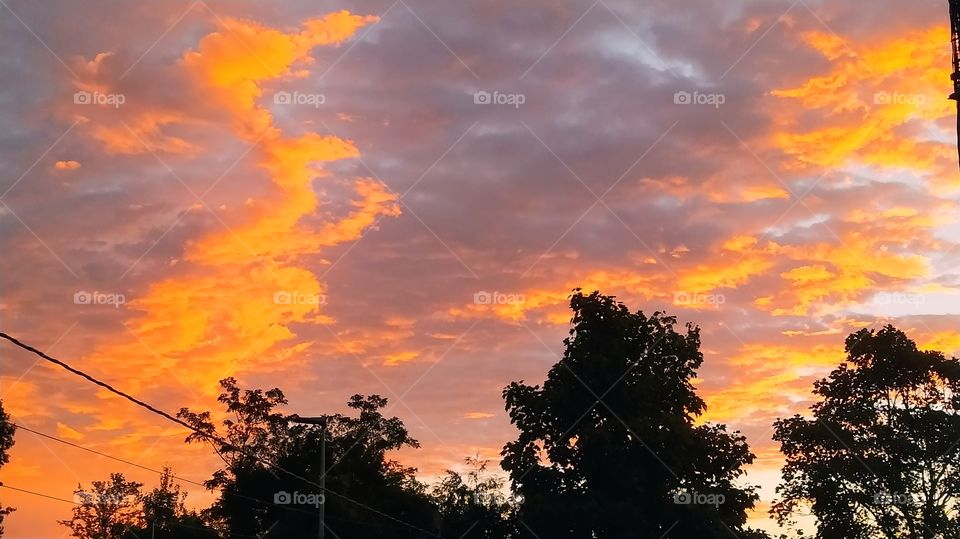 un amanecer precioso,