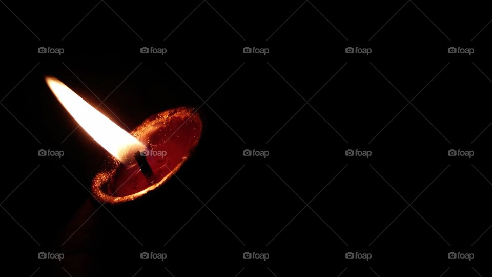 Diwali festival celebration in India with beautiful diya or lamp