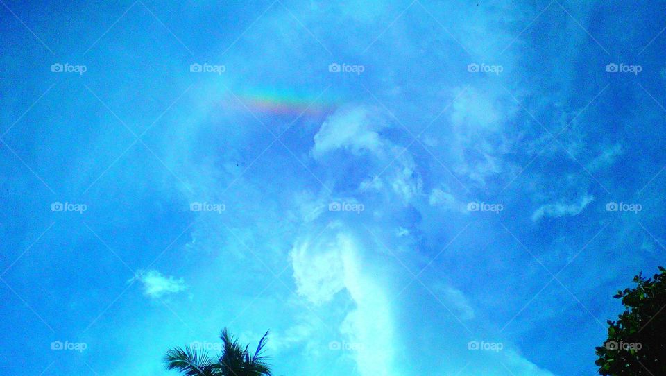 Rainbow in the sky..