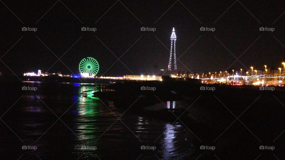 A view of Blackpool Illumination