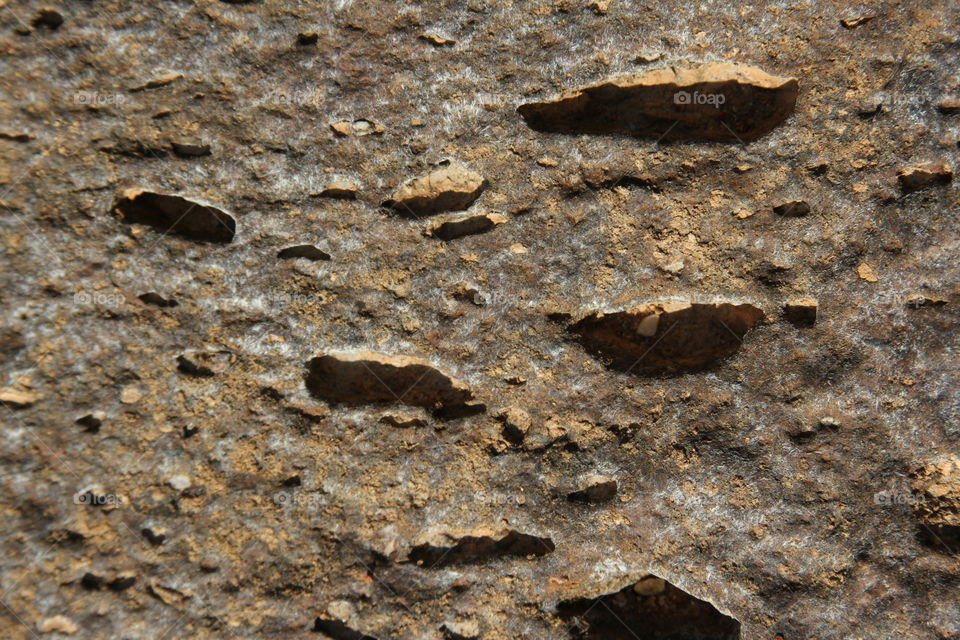 rough rock closeup