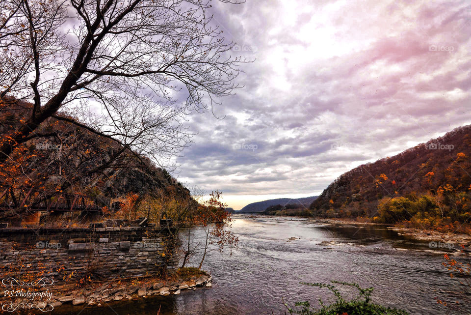 Harper's Ferry, WV. Potomac River at Harper's Ferry