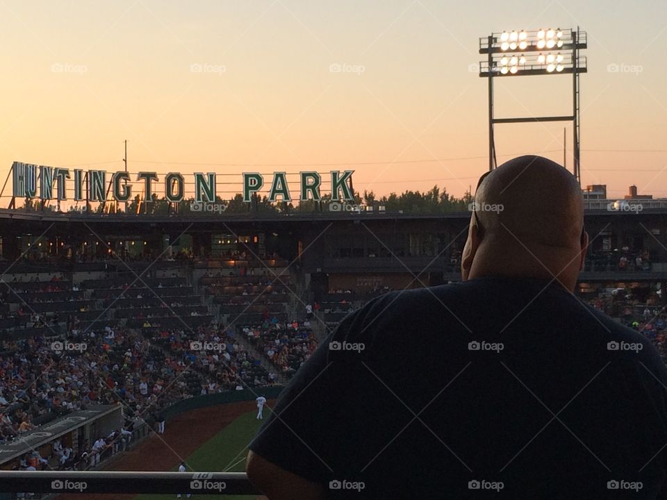 Taking in a ballgame 