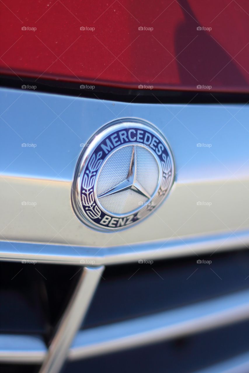 Mercedes Benz car logo at banat