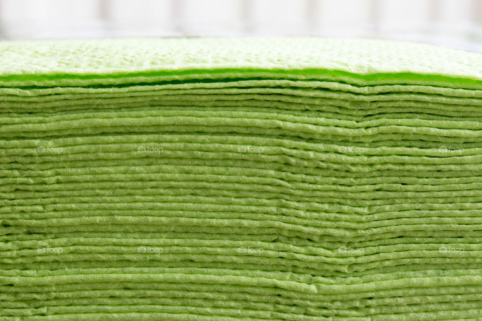 Green napkins 