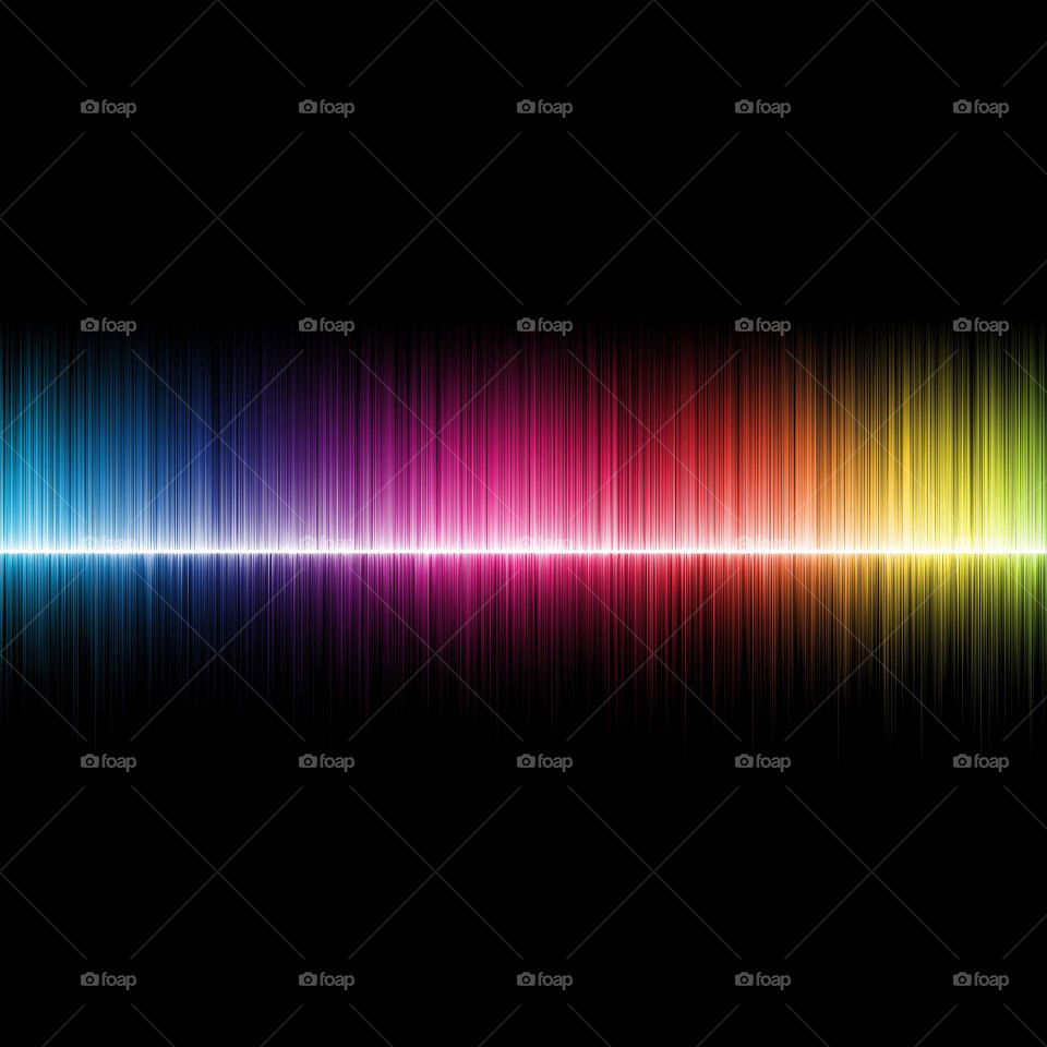 A background design of music soundwaves multicoloured