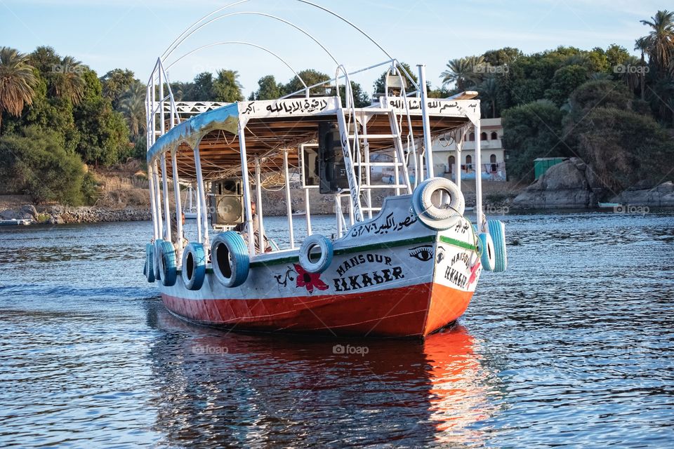 Sailing in Nile river