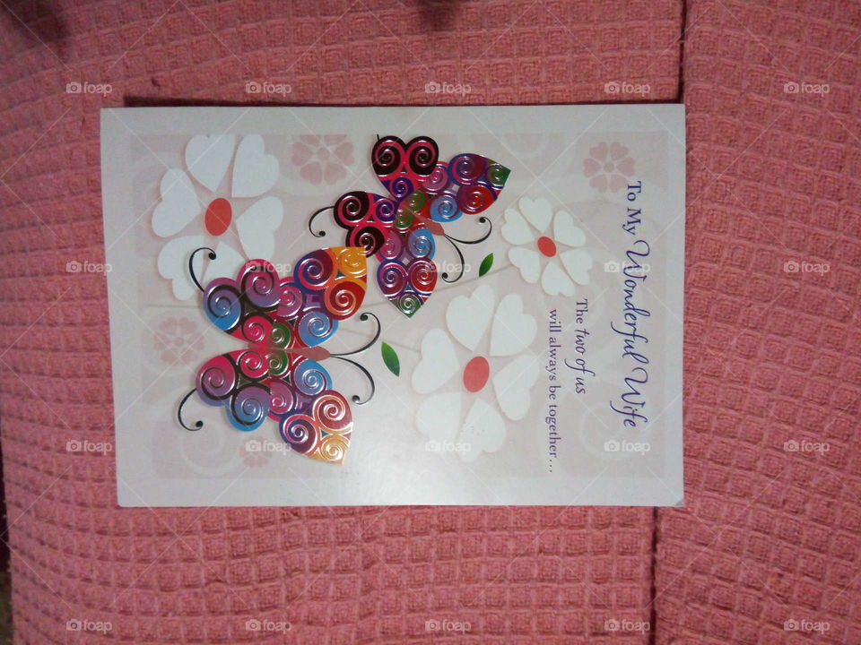 No Person, Paper, Card, Desktop, Love