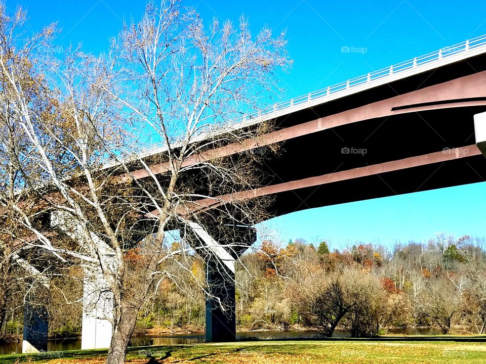 New River Bridge over the park