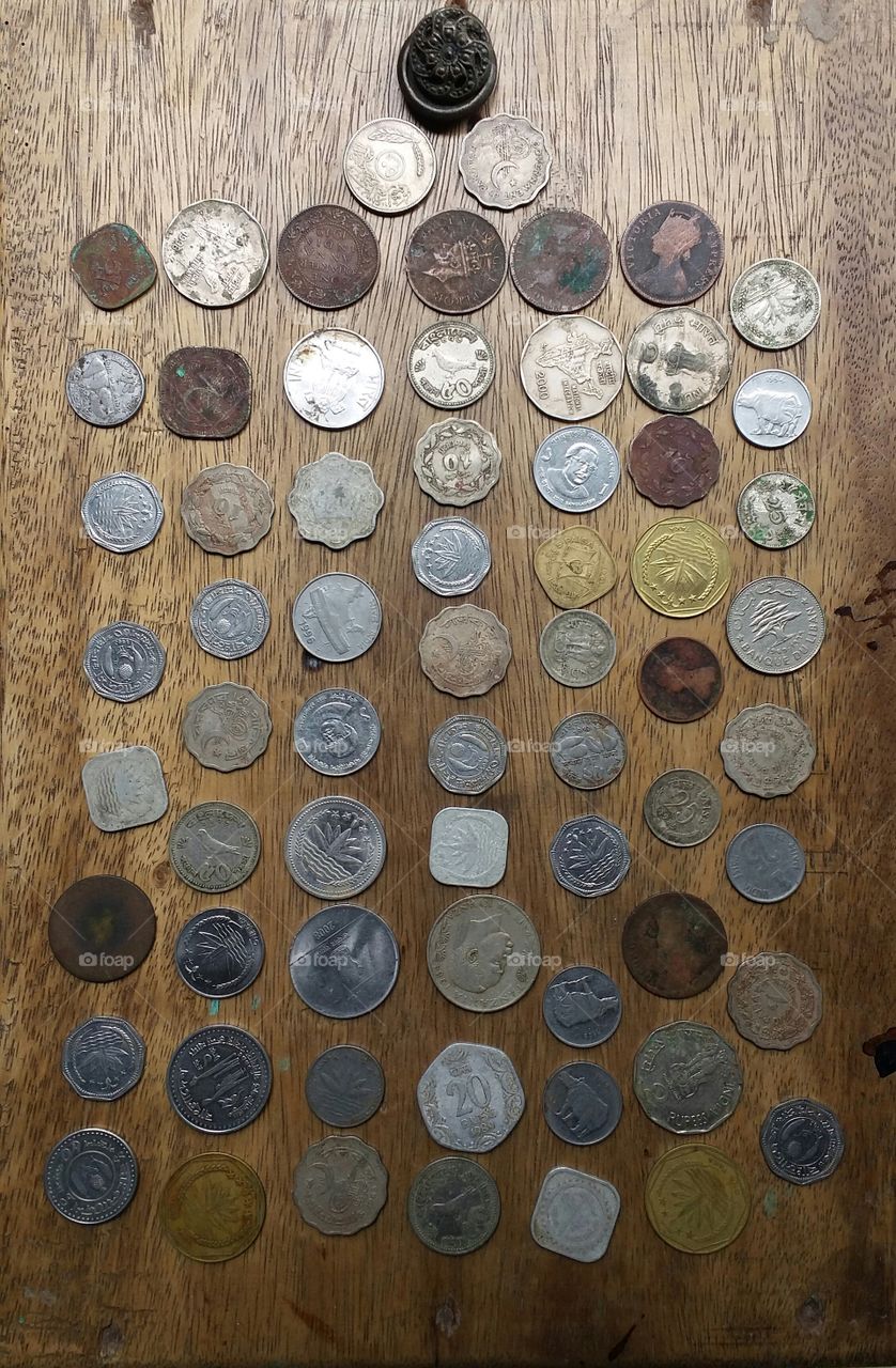 Many old coin
