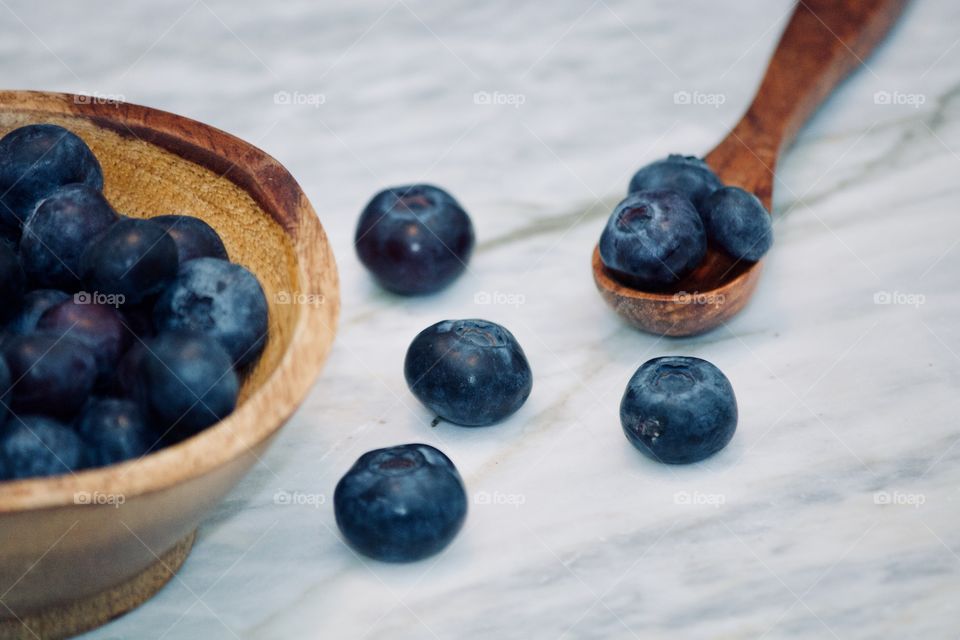 Blueberries from the garden 