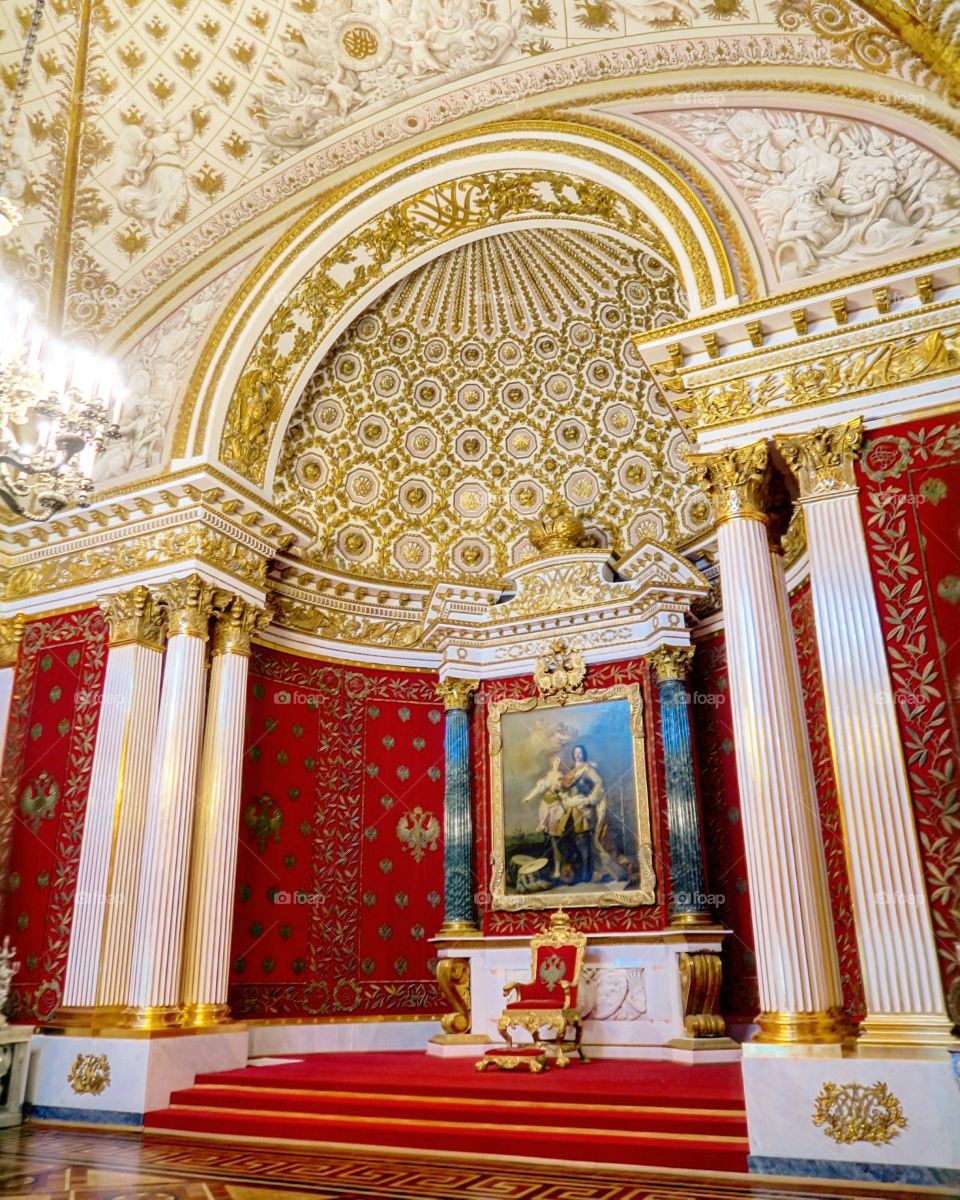 Hermitage throne room
