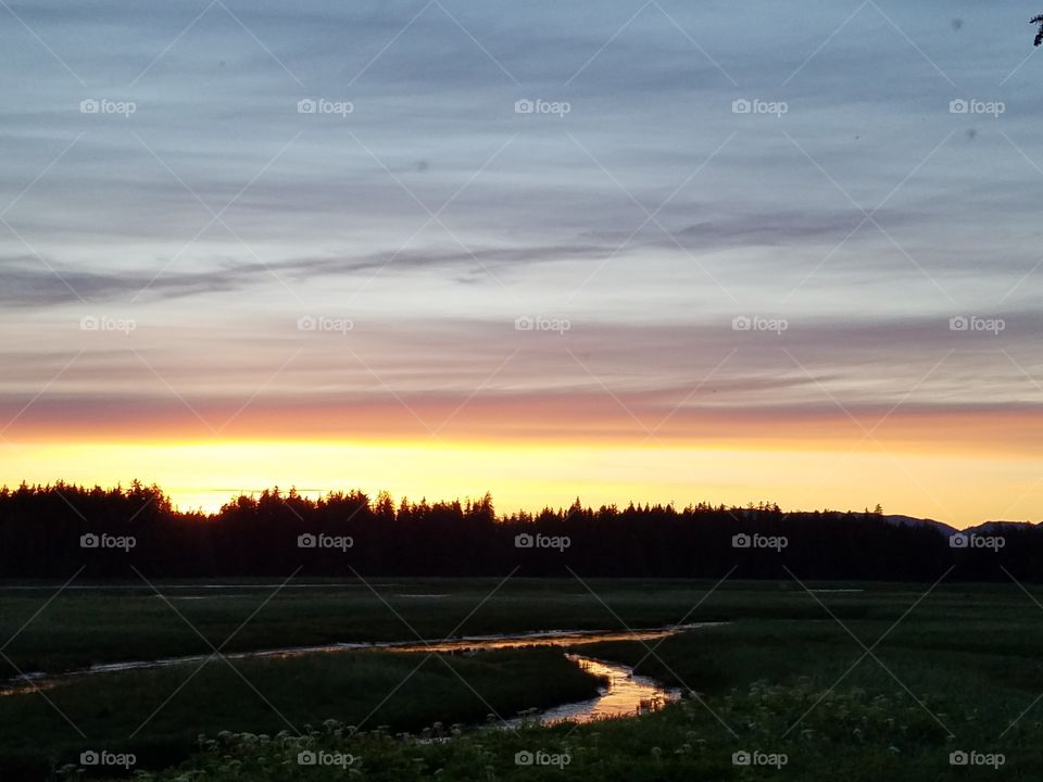 Taken from a forestry cabin in Alaskan wilderness