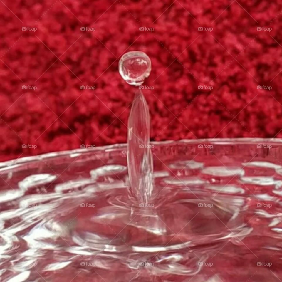 Beautiful waterdrop snap