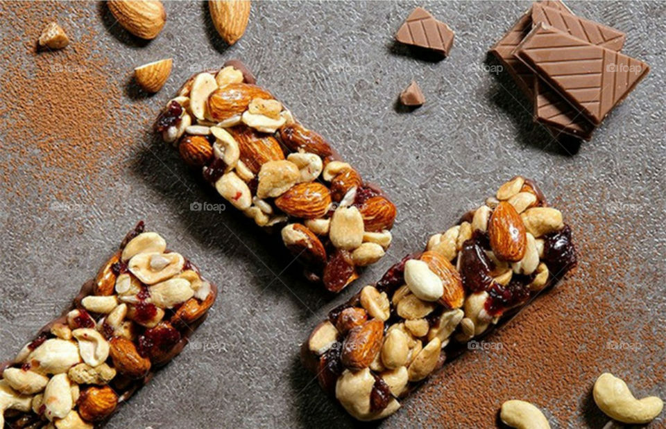 Almond Pick Kernel Nut Bar Cocoa Honey Flavored Meal Replacement Bar Energy Bar Leisure Snack